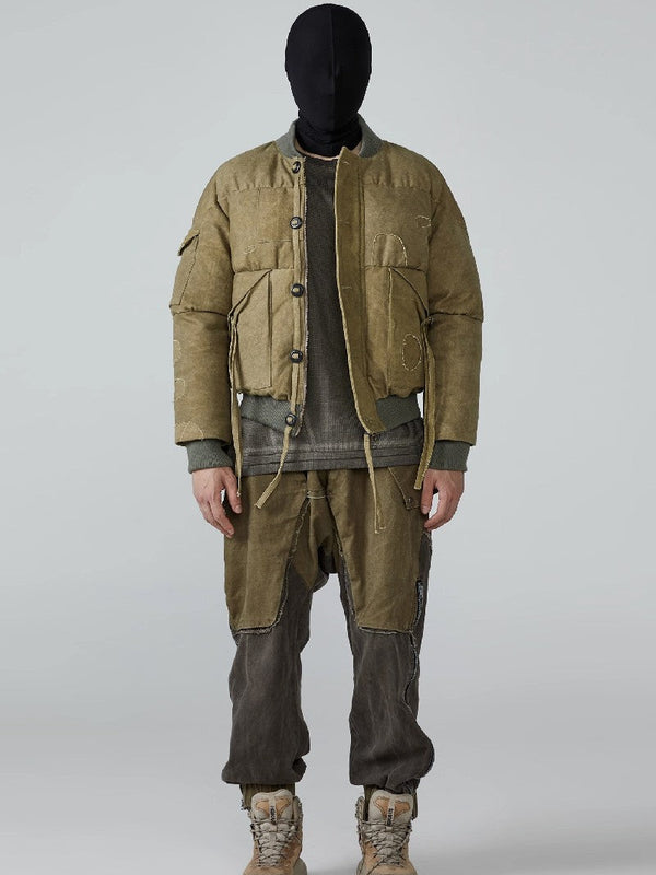 Wasteland Distressed Down Jacket
