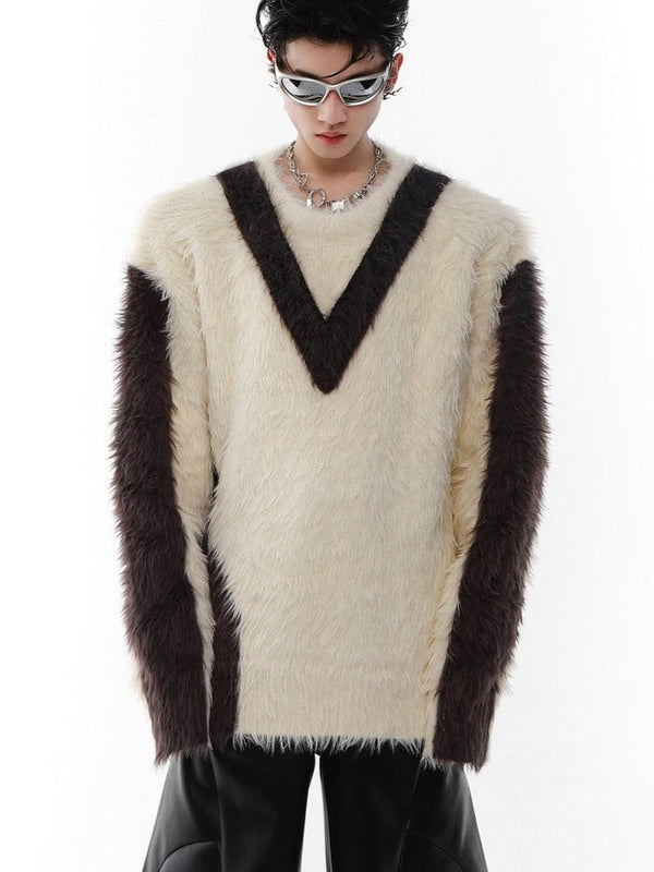 Irregular Mohair Sweater