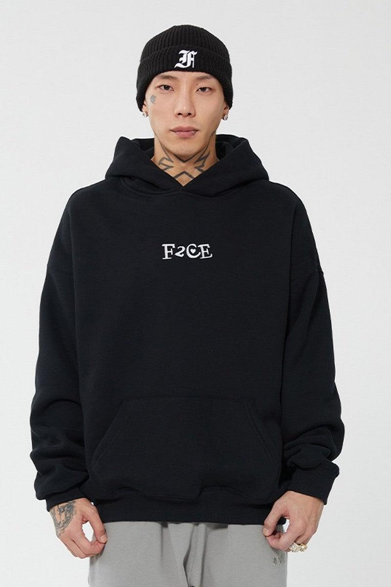 Foam Print Logo Hoodie