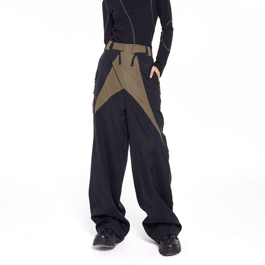 Zipper Paneled Pants