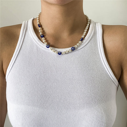 Blue Eye Pearl Necklace - ASRO