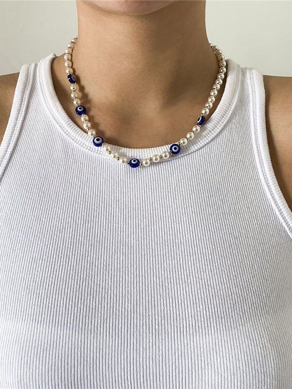 Blue Eye Pearl Necklace - ASRO