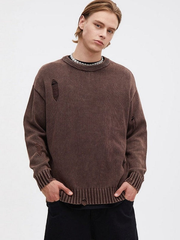 Korean Damaged Sweater
