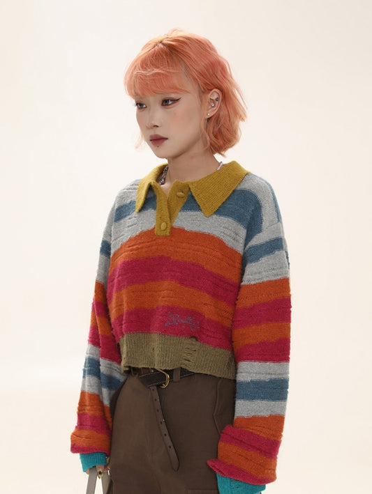 Vintage Knit Sweater - ASRO