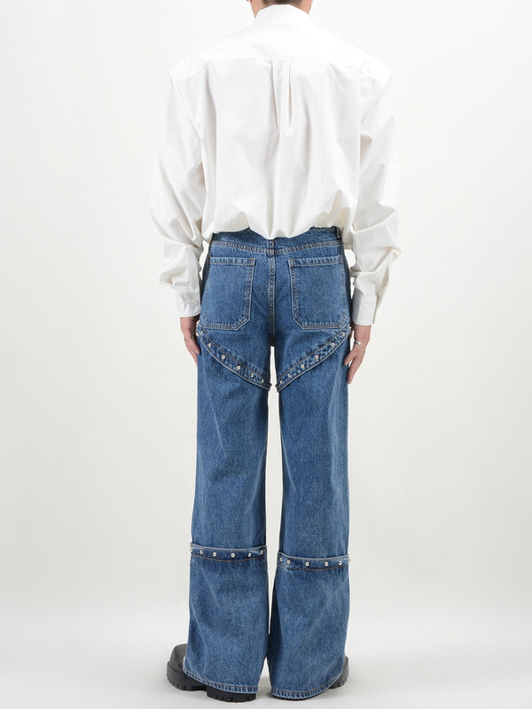 Irifinen Button Jeans