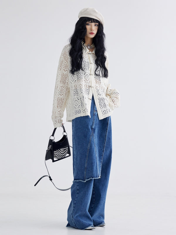 Lace Long Sleeve Shirt