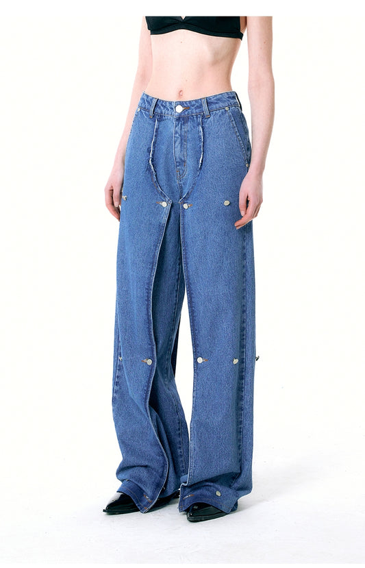 Milluki Button Jeans