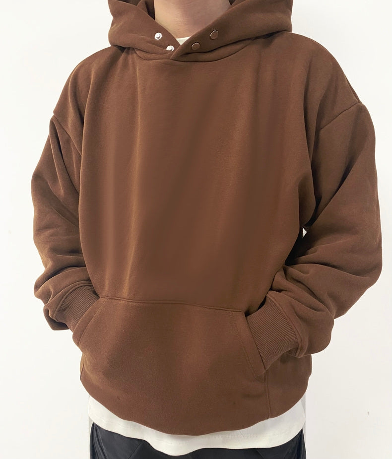 Double Button Hoodie