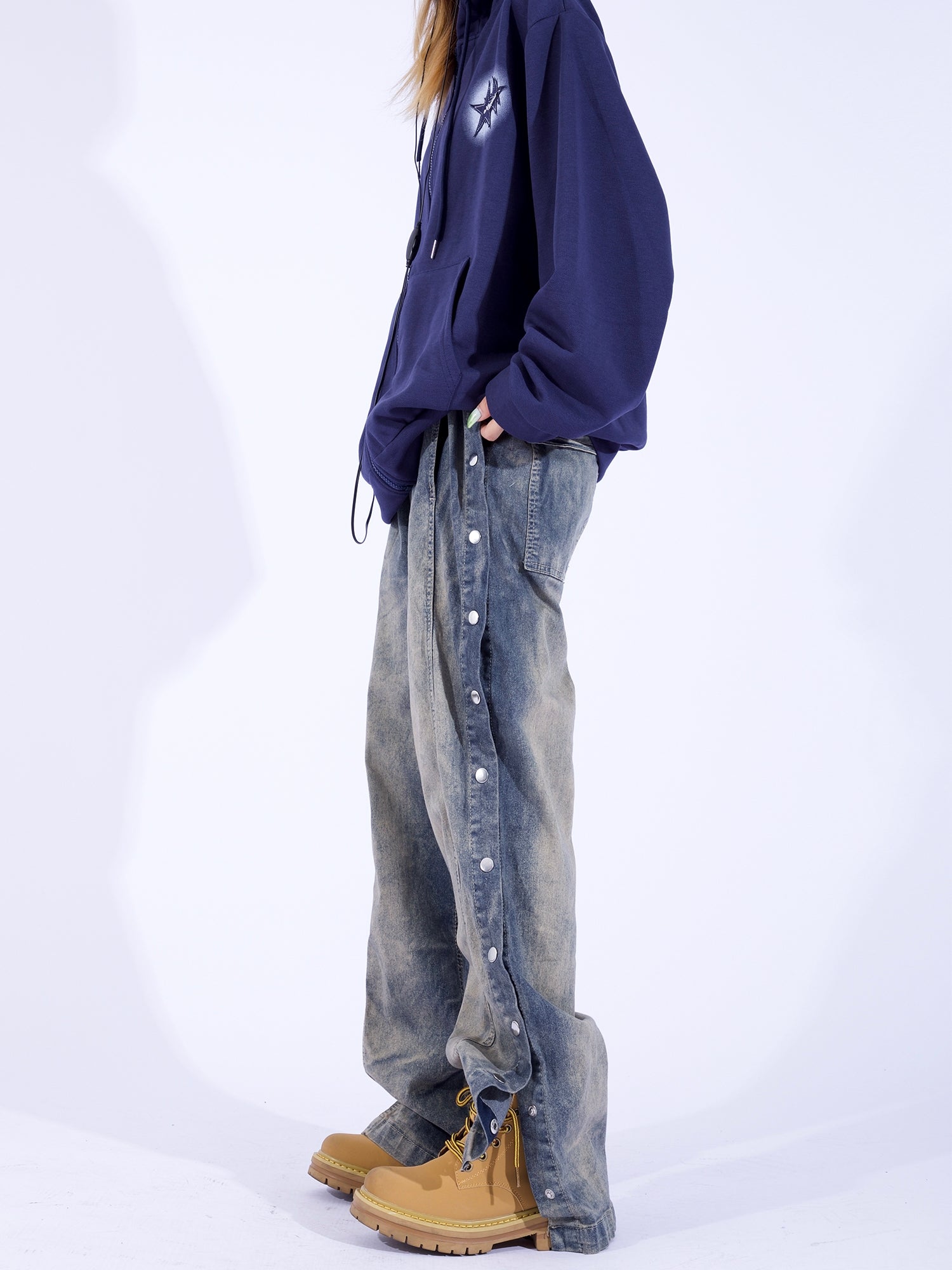 Japanese Button Jeans