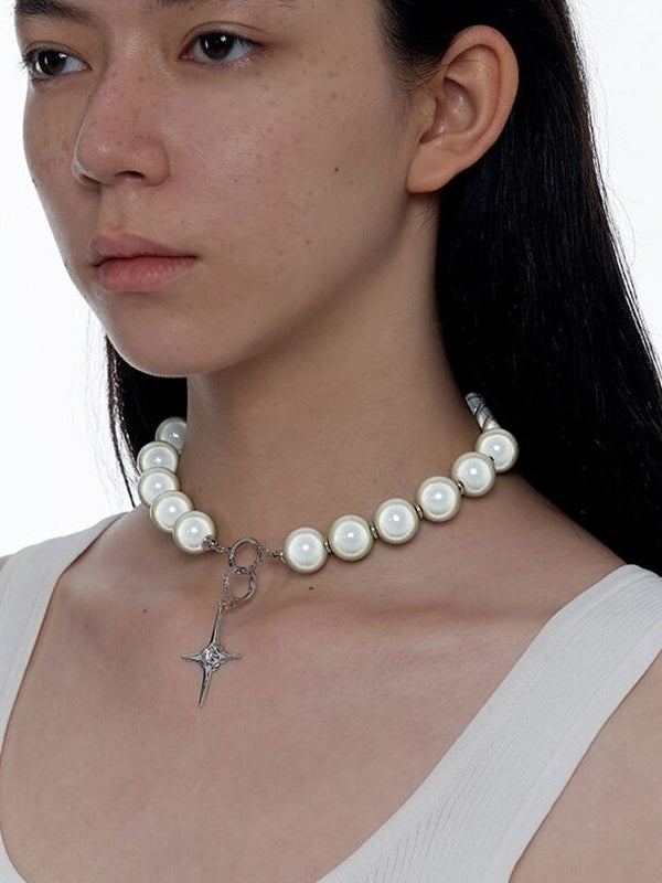 Pearl Star Necklace