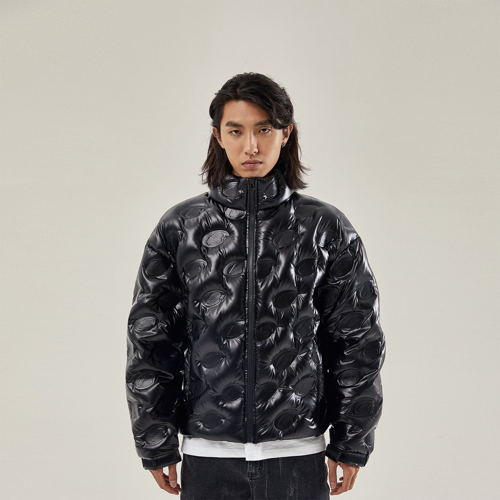 Embossed Down Jacket