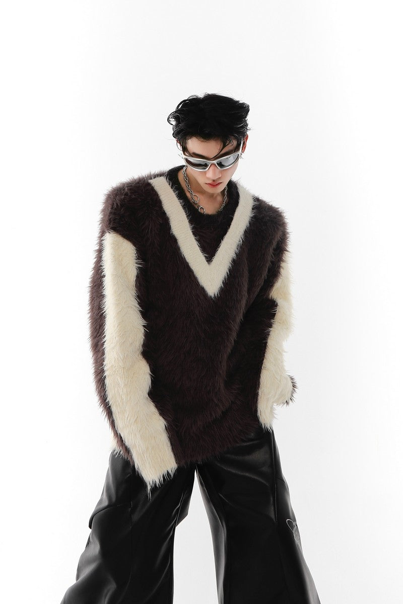 Irregular Mohair Sweater