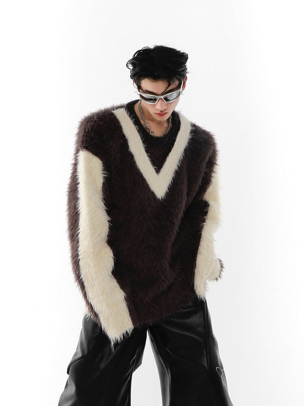 Irregular Mohair Sweater