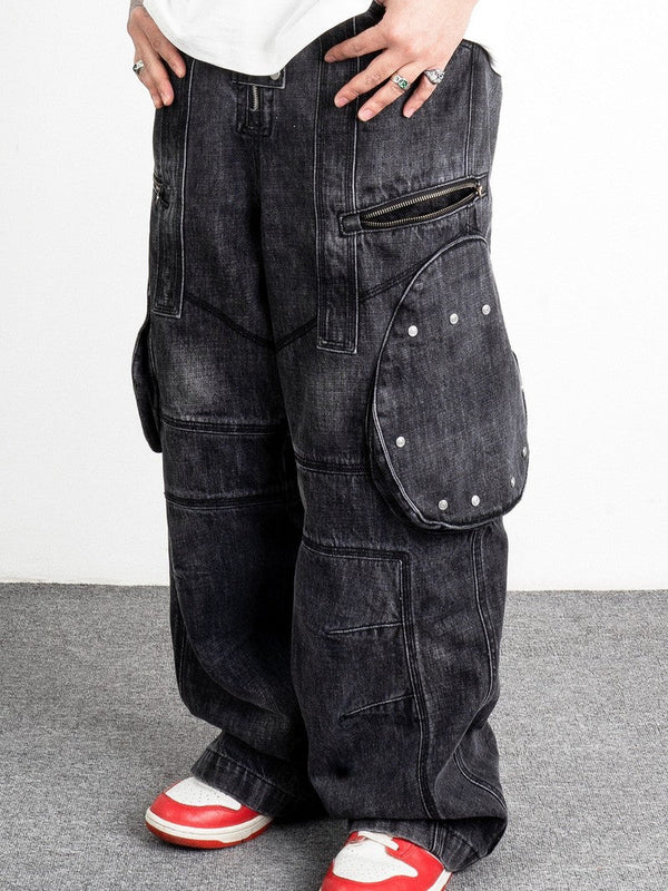 Oversized Cargo Denim