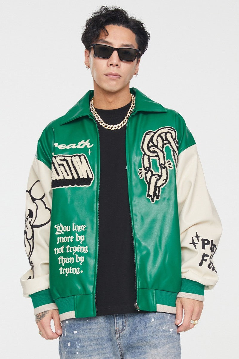 Chains Varsity Jacket