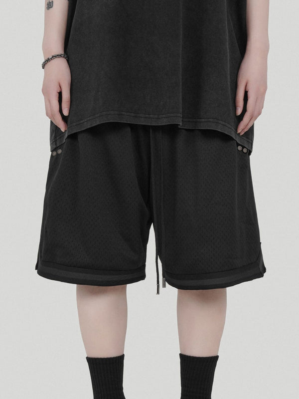 Rivet Mesh Shorts