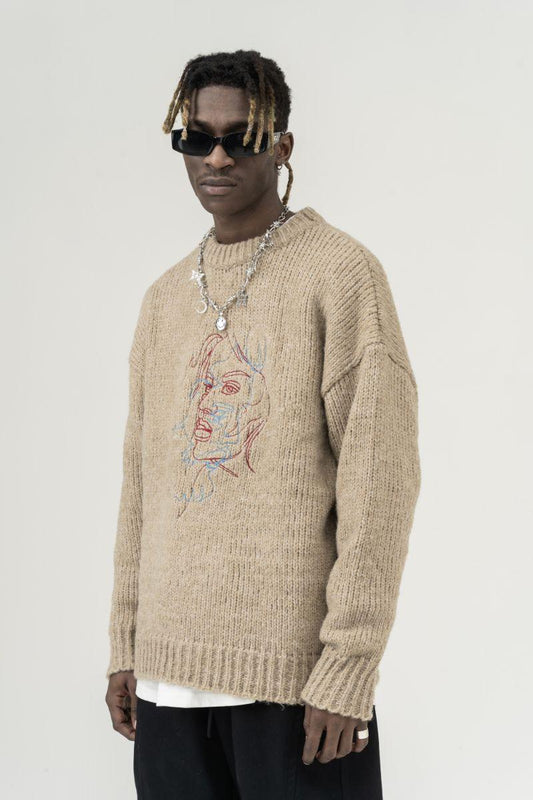 Lovers Faces Sweater