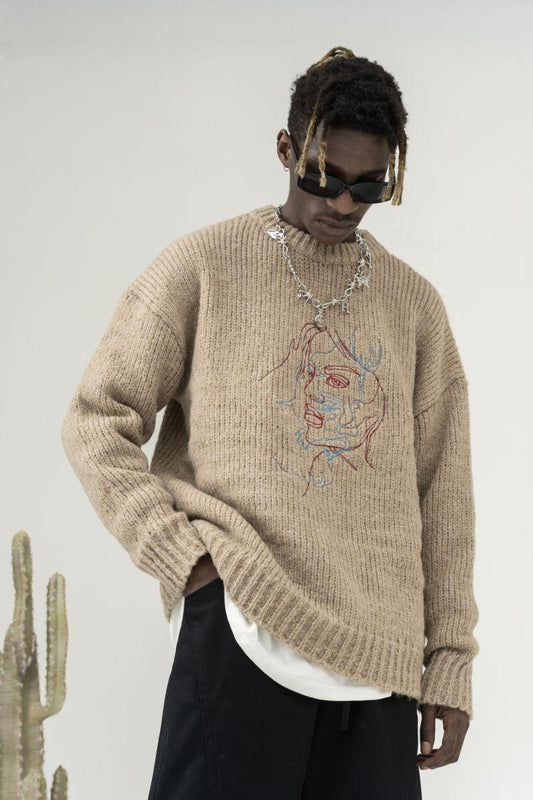 Lovers Faces Sweater