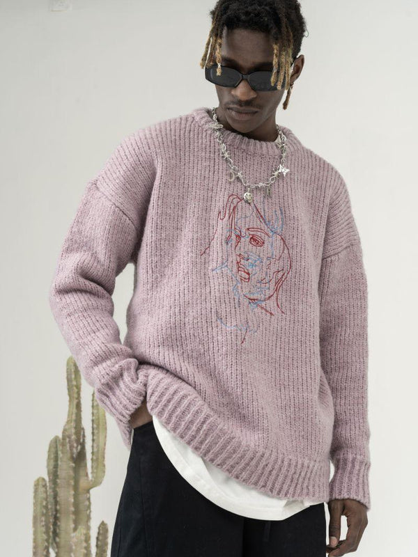 Lovers Faces Sweater