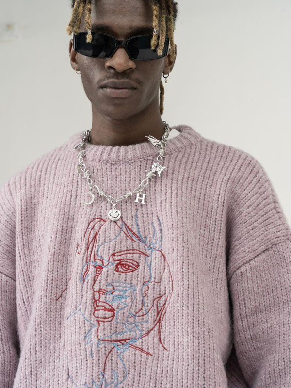 Lovers Faces Sweater