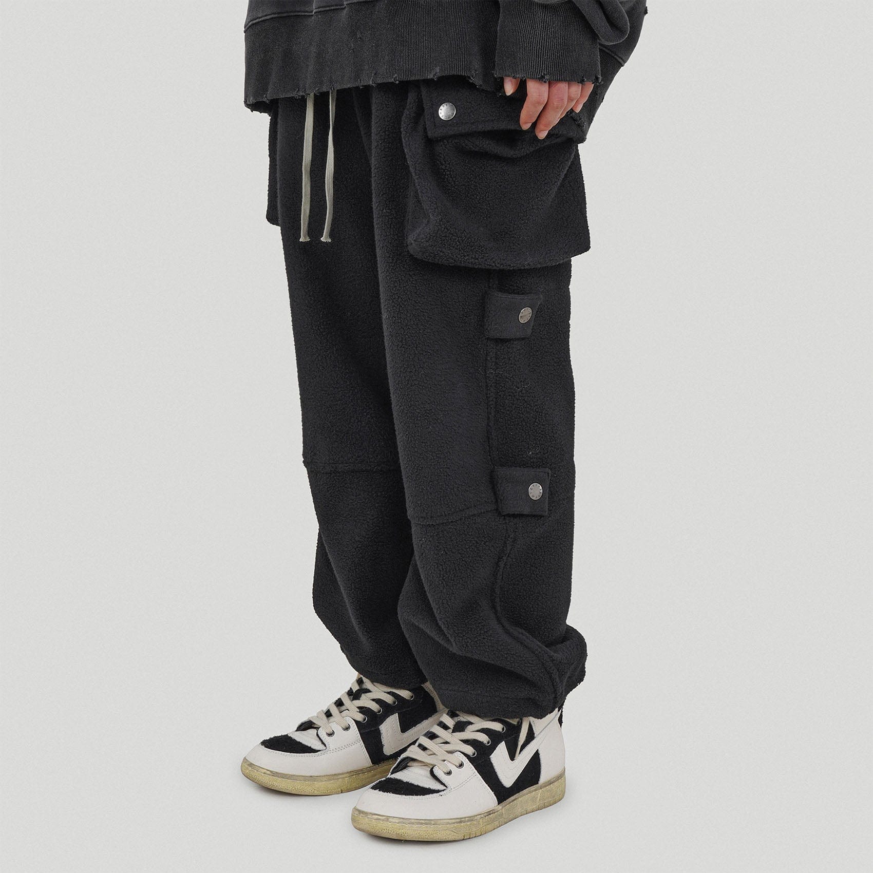 Fastener Fleece Pants