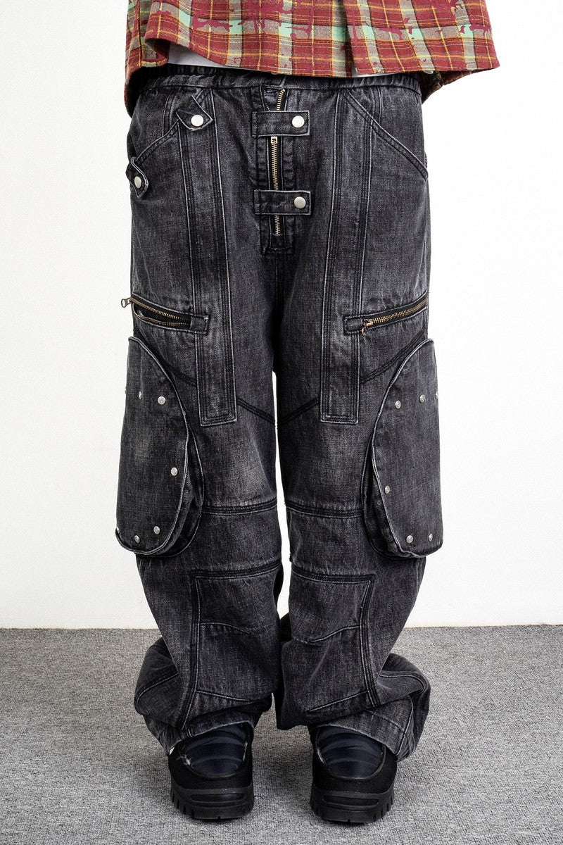 Oversized Cargo Denim