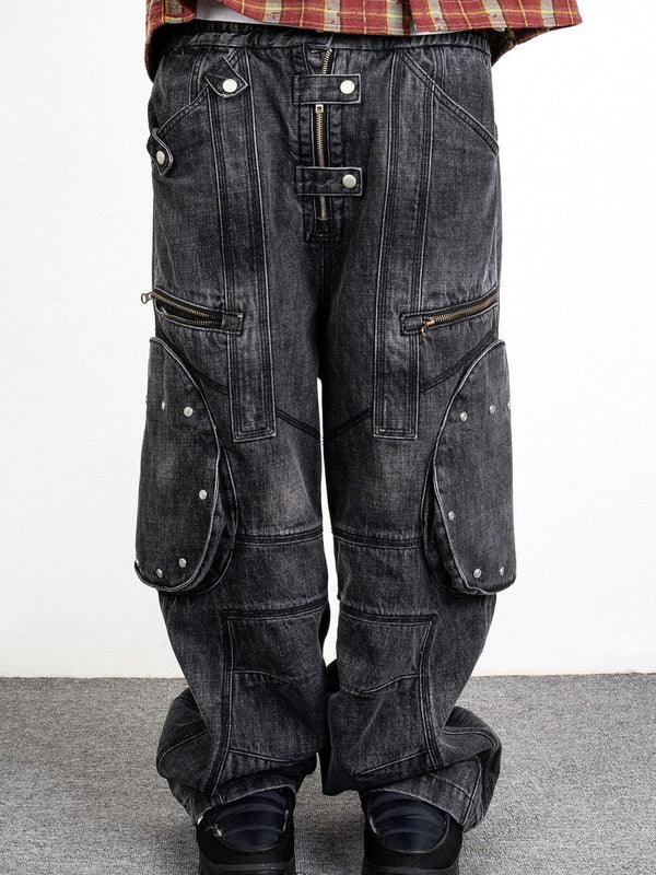 Oversized Cargo Denim