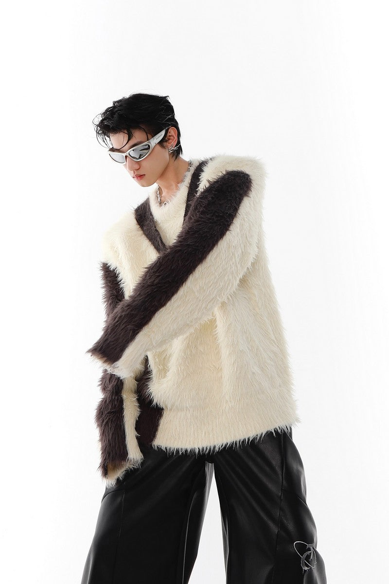 Irregular Mohair Sweater