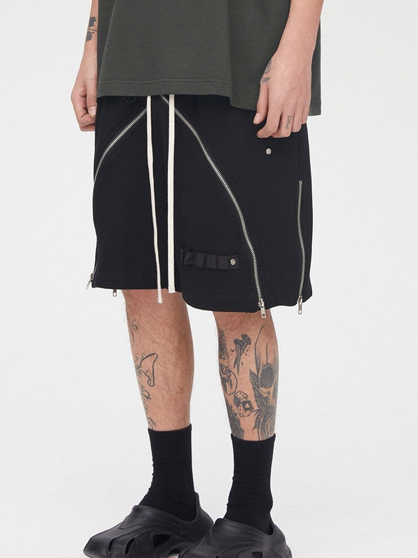 Zipper Logo Shorts