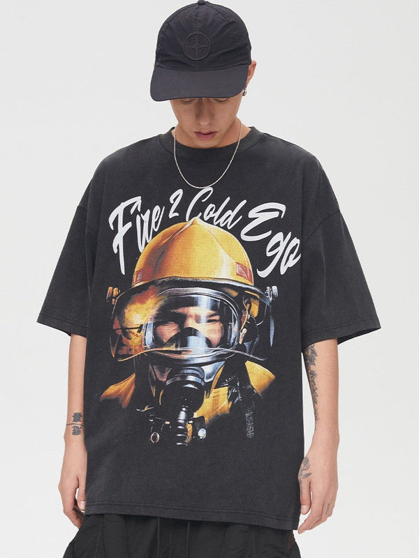 Washed Print Tee