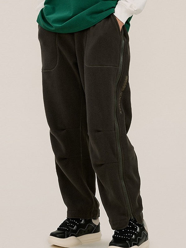 Fleece Zipper Pants