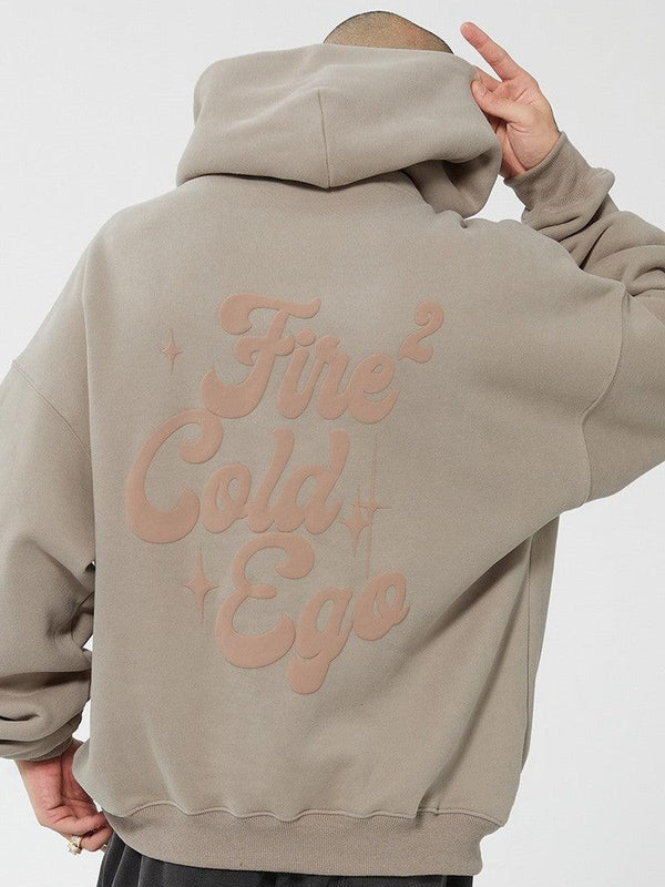 Foam Print Logo Hoodie
