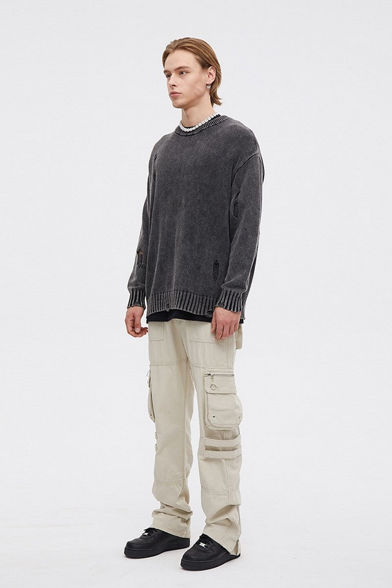 Korean Damaged Sweater