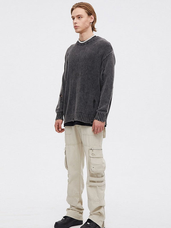 Korean Damaged Sweater
