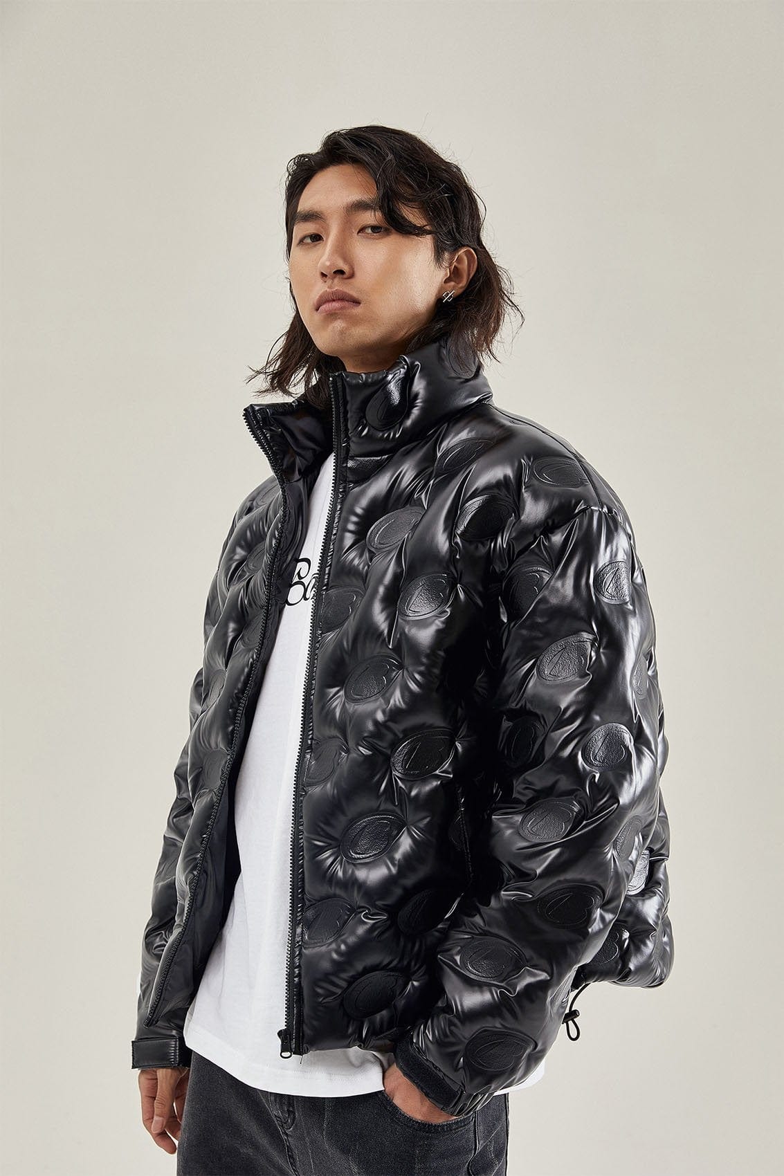 Embossed Down Jacket