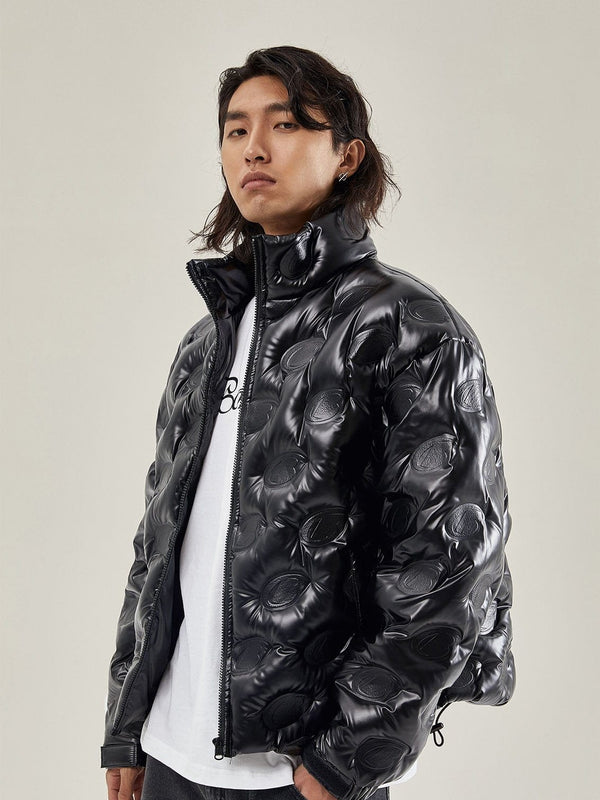 Embossed Down Jacket