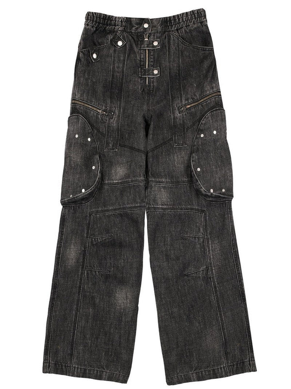 Oversized Cargo Denim