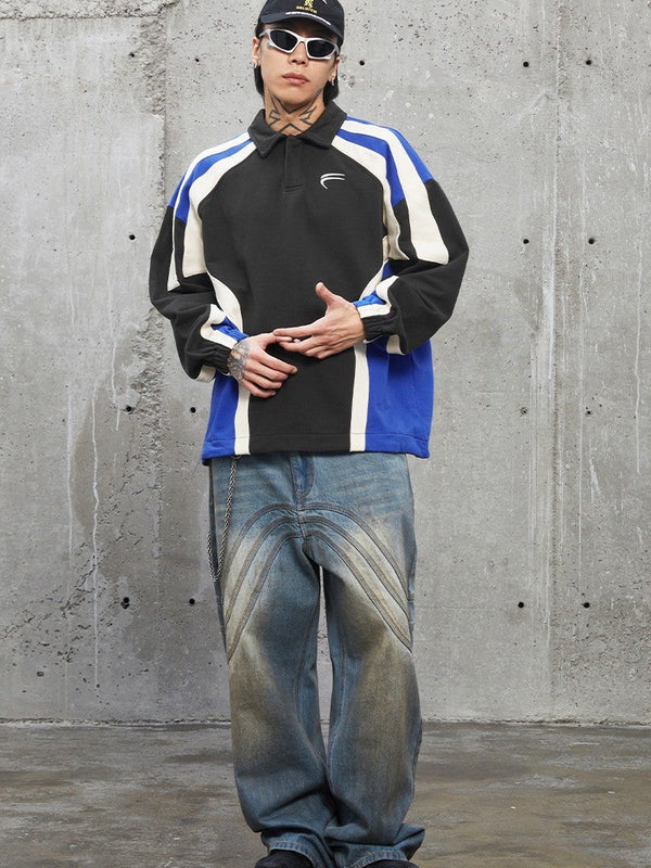 Embroidered Logo L/S Polo Shirt