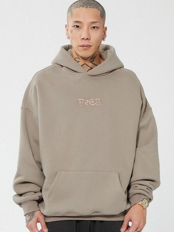 Foam Print Logo Hoodie
