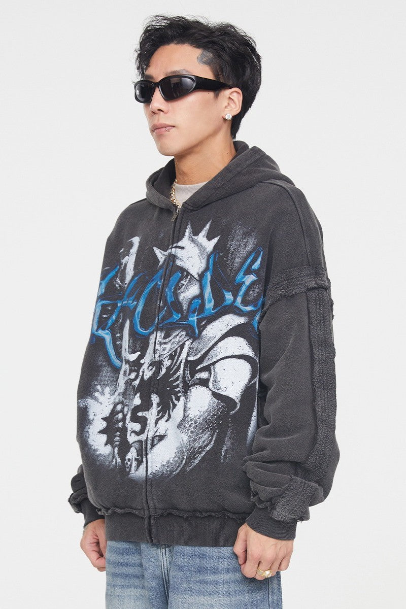 Graffiti Zip Hoodie