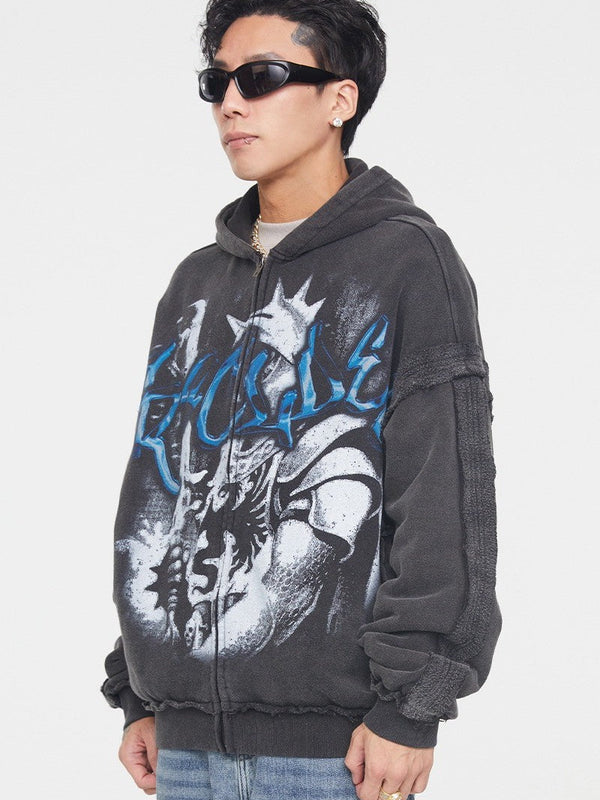 Graffiti Zip Hoodie