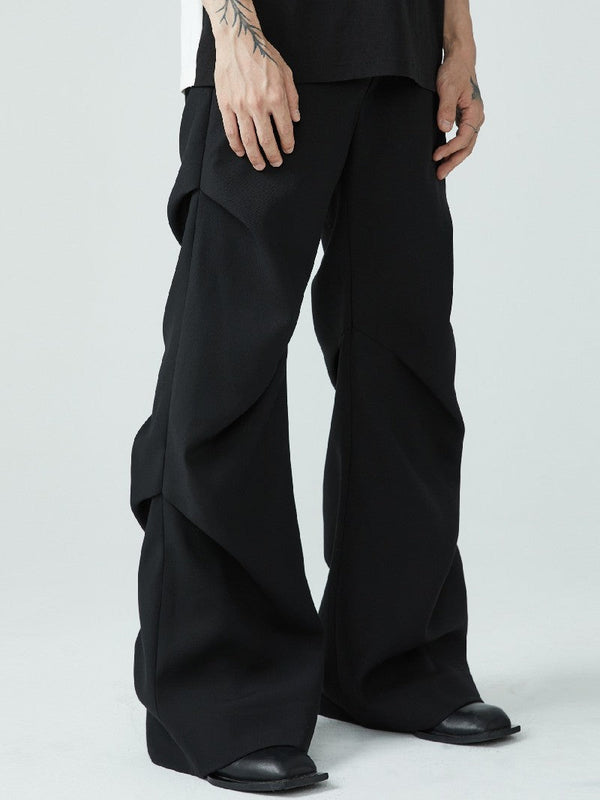 Pleated Loose Suit Trousers