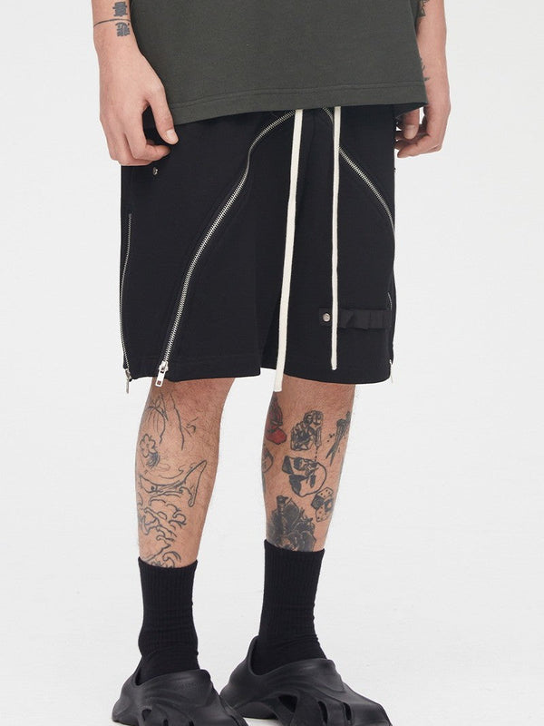 Zipper Logo Shorts