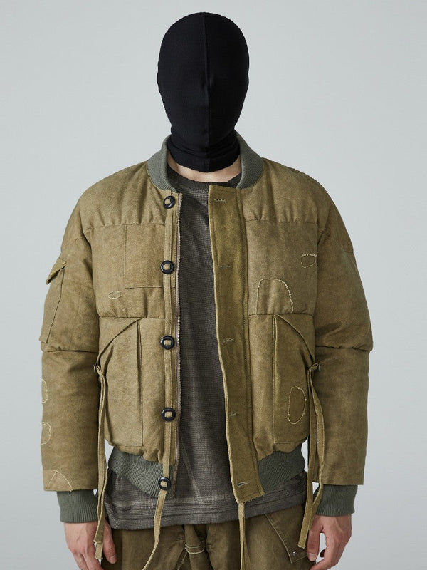 Wasteland Distressed Down Jacket