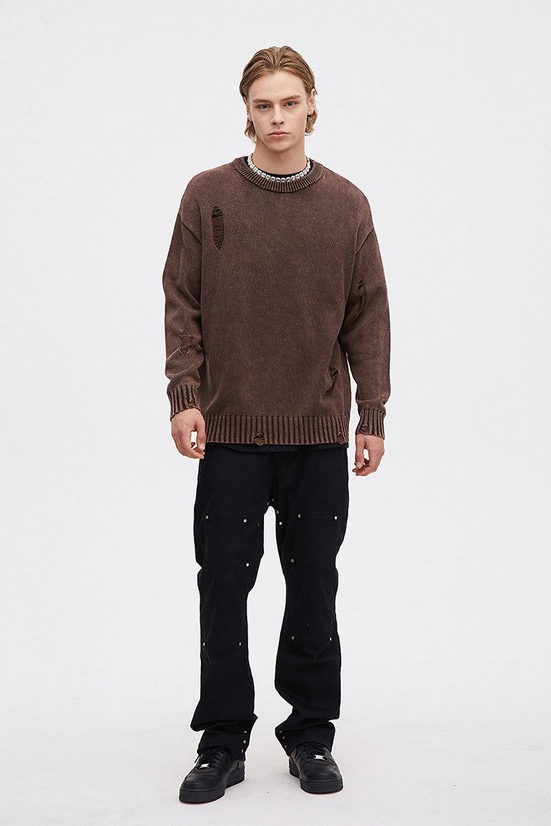 Korean Damaged Sweater