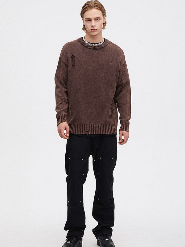 Korean Damaged Sweater