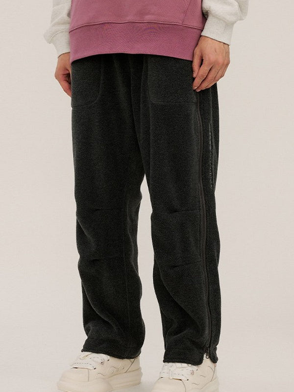 Fleece Zipper Pants