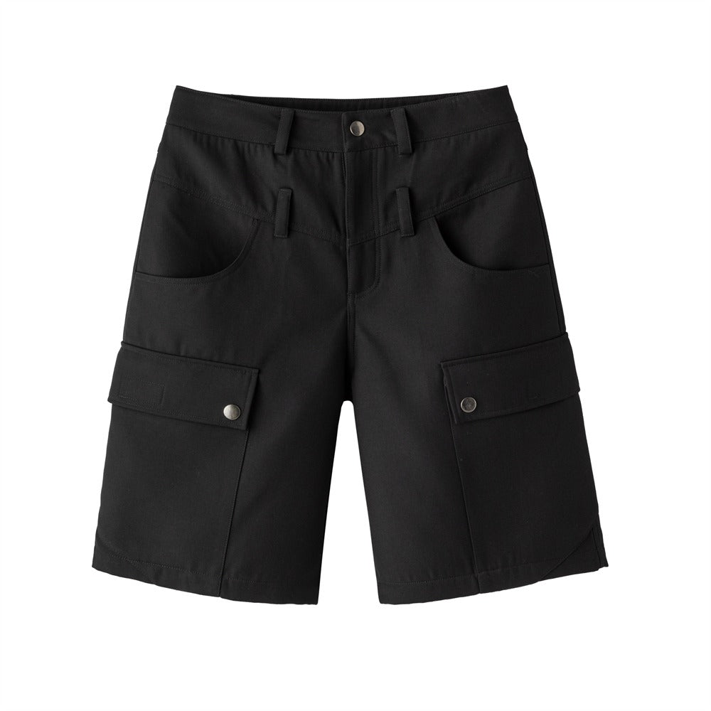 Double Waist Suit Shorts