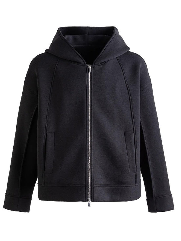 Structure Straight Zip-Up Hoodie