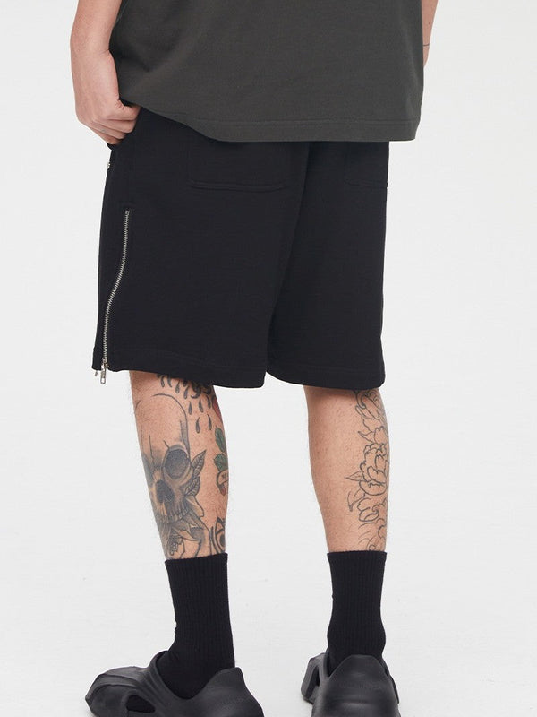 Zipper Logo Shorts